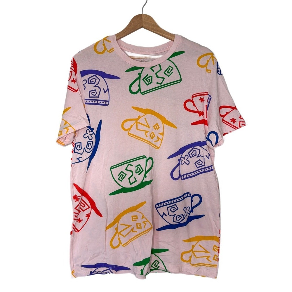 Disney Parks Alice In Wonderland Mad Tea Party Tea Cup T-Shirt Sz M